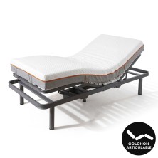Colchón Viscoelástico + HR Con Funda Lavable Asistencial Vitalux Comillas