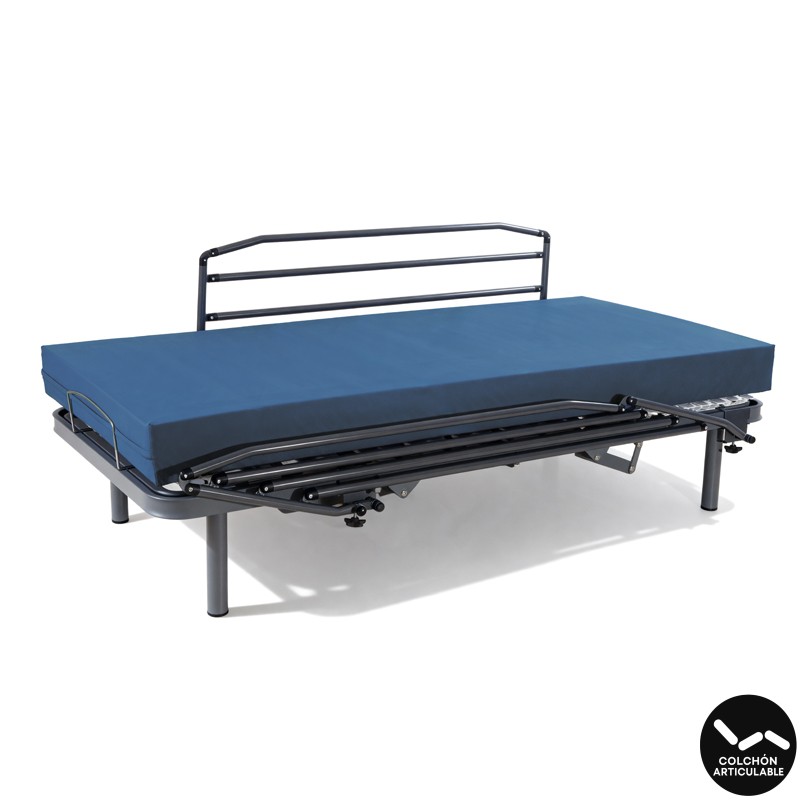 Colchón Viscoelástico Impermeable Con Funda Sanitaria Asistencial Vitalux Monfragüe