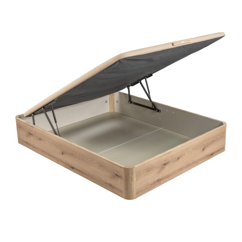 Canapé Abatible de Madera Pikolin Naturbox 2.0 +Capacidad Extra Roble