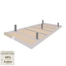 Base Tapizada Sonpura Concept Beige