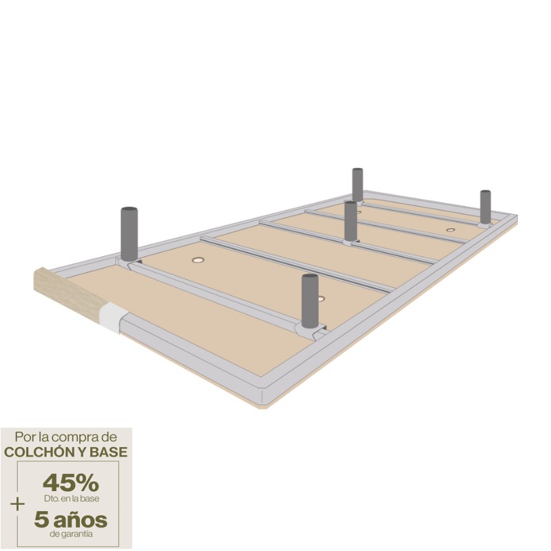 Base Tapizada Sonpura Concept Beige