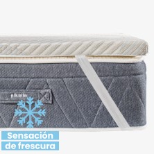 Topper Pikolin Coolpik Viscoelástico Con Hilo Frío