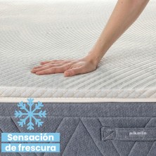 Topper Pikolin Coolpik Viscoelástico Con Hilo Frío