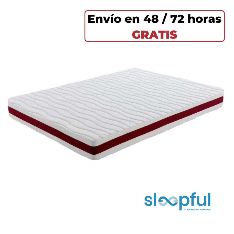 Colchón Enrollado Sleepful® Viscogel Aloe 3-D Air