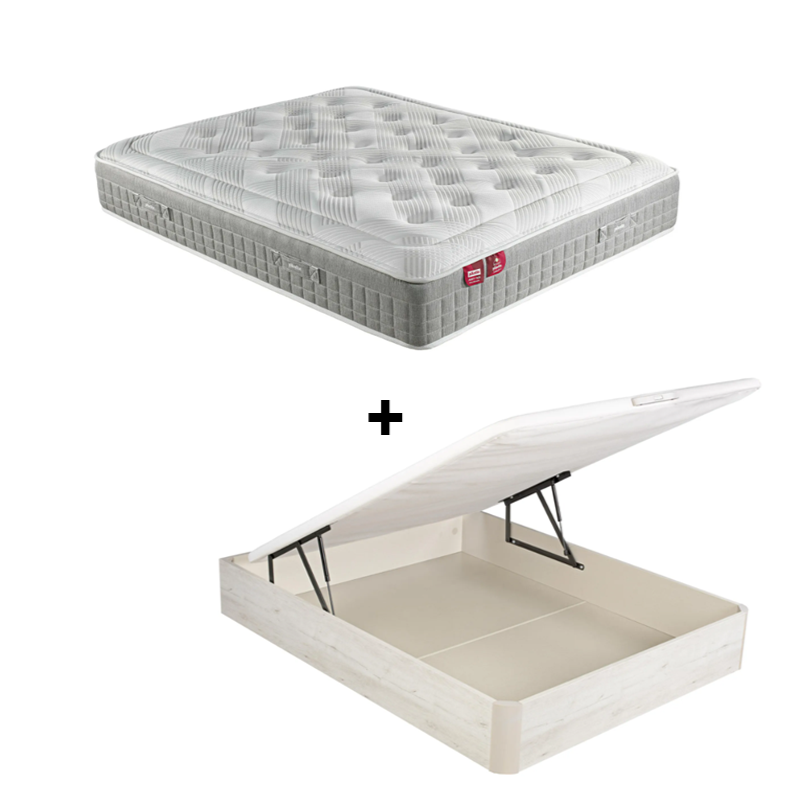 Pack Colchón Pikolin Sleep + Canapé Abatible Naturbox Glaciar