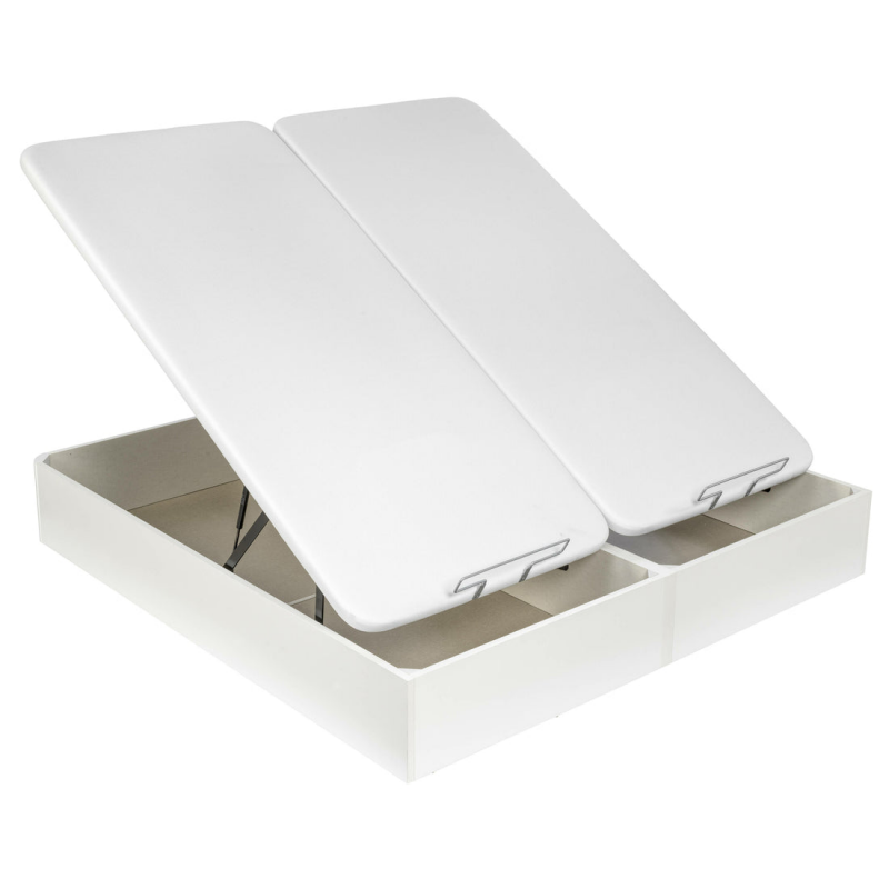 Canapé Abatible de Madera Sleepful® Bedbox Blanco