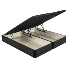 Canapé Abatible de Madera Sleepful® Bedbox Negro