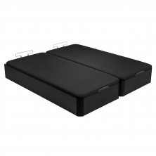 Canapé Abatible de Madera Sleepful® Bedbox Negro