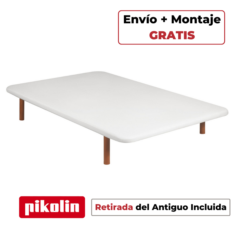 Base Transpirable Pikolin Divanlin 3D Blanco Con Patas