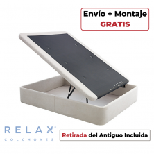 Canapé Abatible Relax Deco-B Tapizado Beige