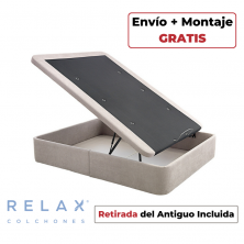 Canapé Abatible Relax Deco-B Tapizado Piedra