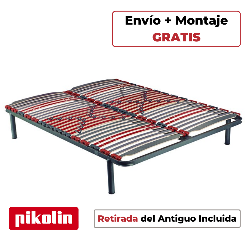 Somier Pikolin SM26R Multiláminas Con Patas