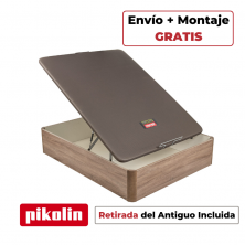 Canapé Abatible de Madera Pikolin Naturbox 2.0 +Capacidad Extra Britania