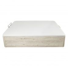 Canapé Abatible de Madera Pikolin Naturbox 2.0 +Capacidad Extra Glaciar