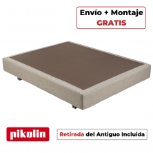 Canapé Pikolin Fijo Textil Transpirable Con Patas Ash