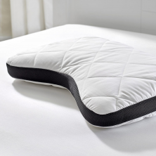 Almohada Pikolin Home Viscoelástica Para Hombros Antialérgica Doble Funda