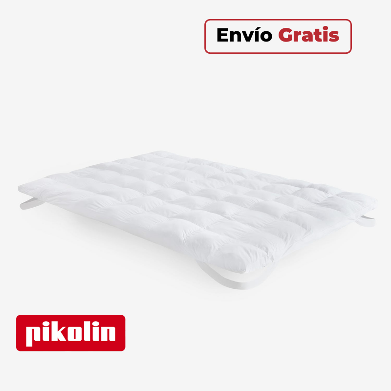 Pikolin Home Topper Anallergico In Microfibra 140x200 - Sopramaterasso Antiacaro, Antibatterico E Antimuffa