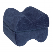 Almohada Pikolin Viscoelástica Para Piernas y Rodillas Color Azul Koren