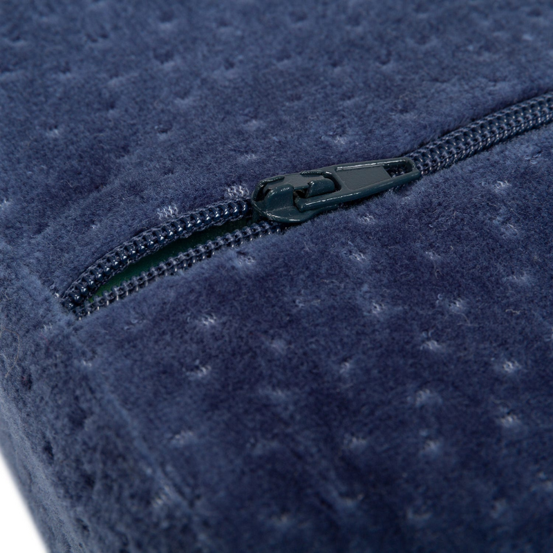 Almohada Pikolin Viscoelástica Para Piernas y Rodillas Color Azul Koren