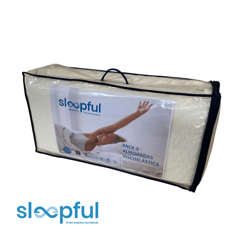 Almohada Viscoelástica Sleepful® Grafenol Con Doble Funda