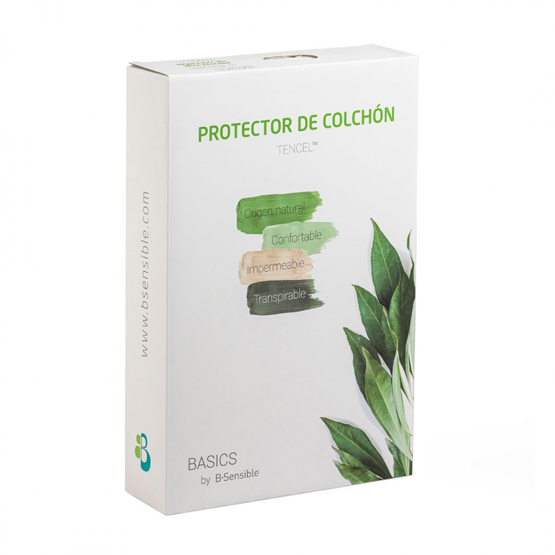 Protector Colchón Impermeable B-Sensible Basics de Tencel Transpirable Y Confortable