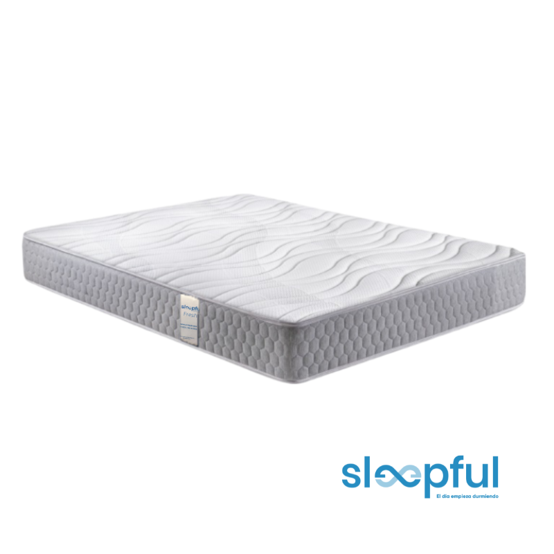 Colchón Sleepful® Fresh Doble Cara Verano/Invierno Tejido Frío X-COOL Y Multi Muelles Ensacados