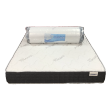 Pack Completo Colchón Viscogel Dark + Canapé Abatible Sleepful® Blanco + Almohadas Visco