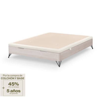 Canapé Abatible Sonpura Con Patas Metálicas Nuit Nórdico