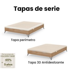 Canapé Abatible Sonpura Con Patas Metálicas Nuit Nórdico