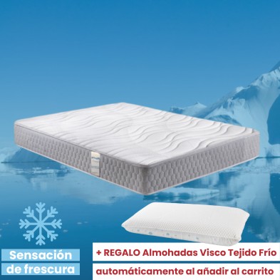 Colchón Sleepful® Fresh Doble Cara Verano/Invierno Tejido Frío X-COOL Y Multi Muelles Ensacados
