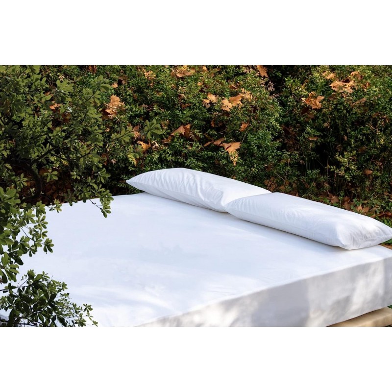 Pack Sábana Bajera + Funda Almohada Impermeable B-Sensible Naturzinc de Tencel