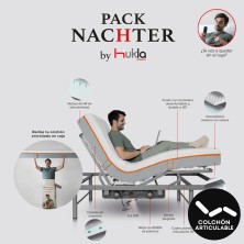 Pack Nachter Hukla Germany Colchón Con Visco Y Somier Articulado