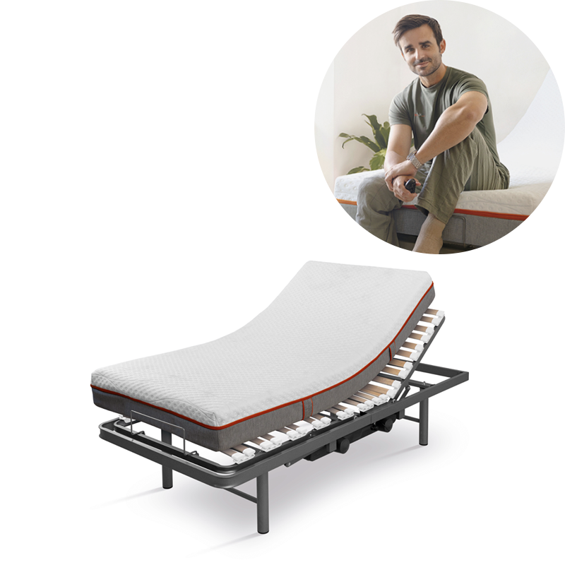 Pack Nachter Hukla Germany Colchón Con Visco Y Somier Articulado 90x190