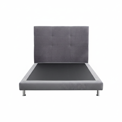 Pack Base Tapizada Maxi Deco + Cabecero Relax Antracita