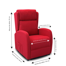 Sillón Relax O Luxen Coello Power Lift 2 Motores Levanta Personas