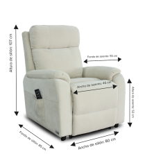 Sillón Relax O Luxen Picasso Power Lift 4 Motores Levanta Personas