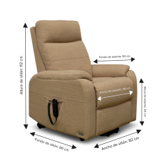 Sillón Relax O Luxen Barceló Power Lift 5 Motores Levanta Personas